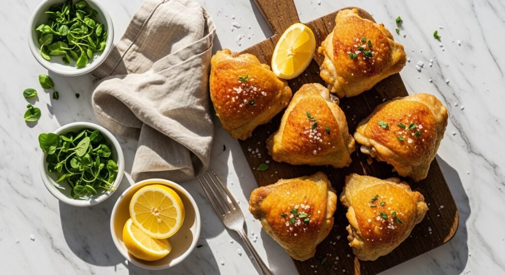 22 Gorgeous Crispy Baked Chicken Thighs Recipes That Taste Like They Came Straight from a Restaurant