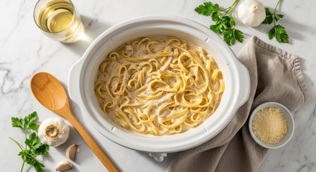 28 Cozy Crockpot Chicken Alfredo Recipes That Are Hands Free Creamy and Absolutely Delicious