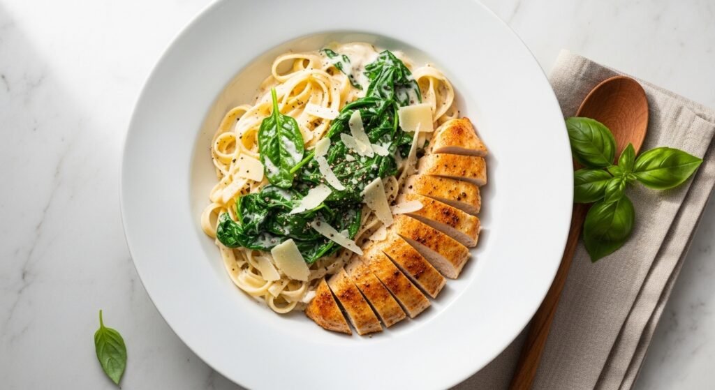 29 Magical Chicken Alfredo with Spinach Recipes That Are Creamy Fresh and Incredibly Flavorful
