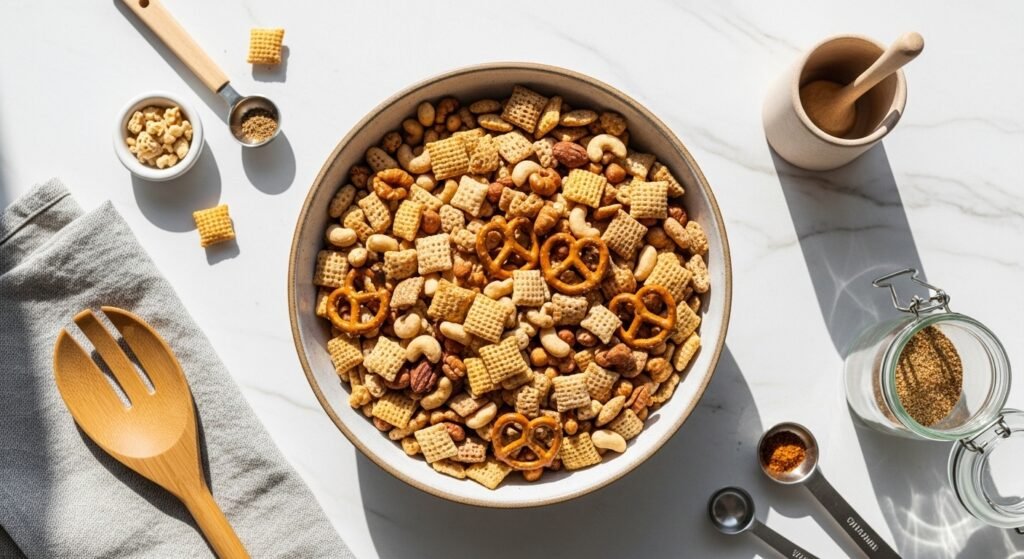 How to Make Homemade Chex Mix from Scratch That Is Perfectly Seasoned and Incredibly Crunchy