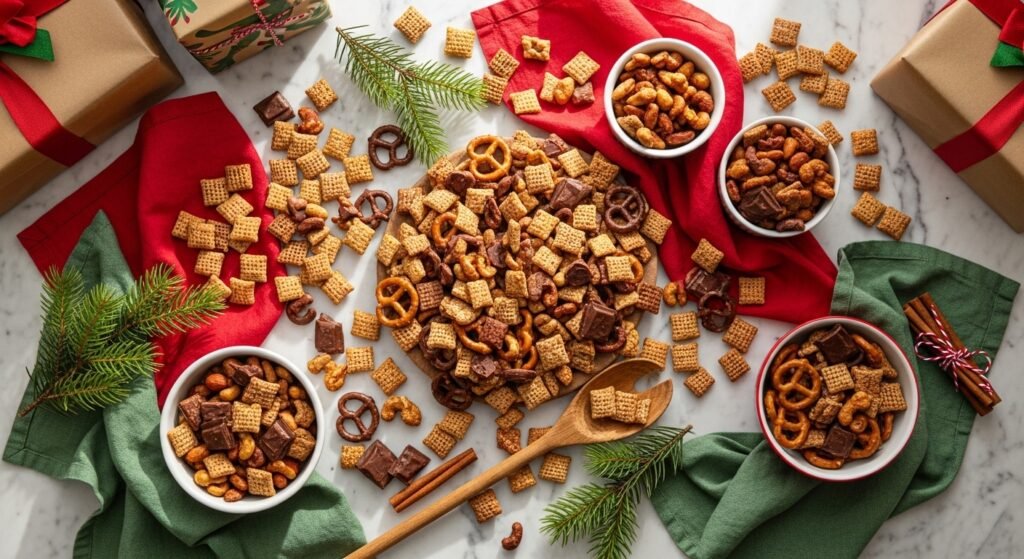 24 Magical Holiday Chex Mix Recipes That Are Festive Crunchy and Perfect for Gift Giving