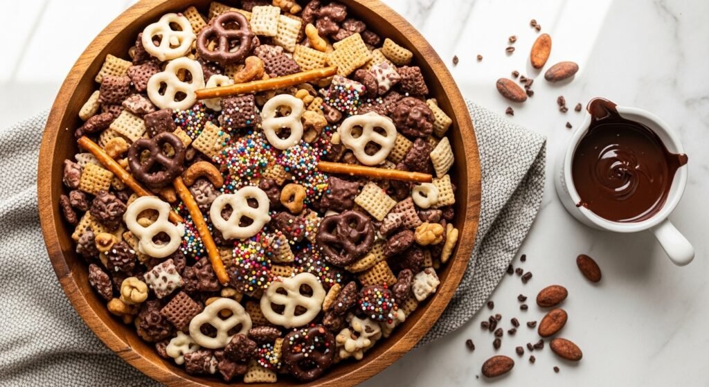 26 Genius Chocolate Chex Mix Recipes That Are Sweet Crunchy and Dangerously Addictive