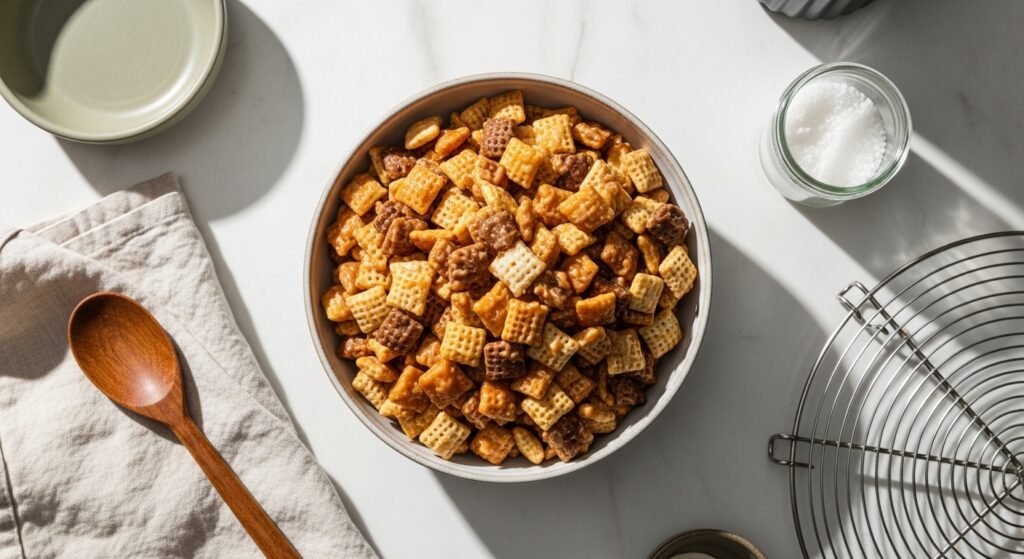 How to Make Caramel Chex Mix That Is Sticky Sweet Crunchy and Absolutely Irresistible