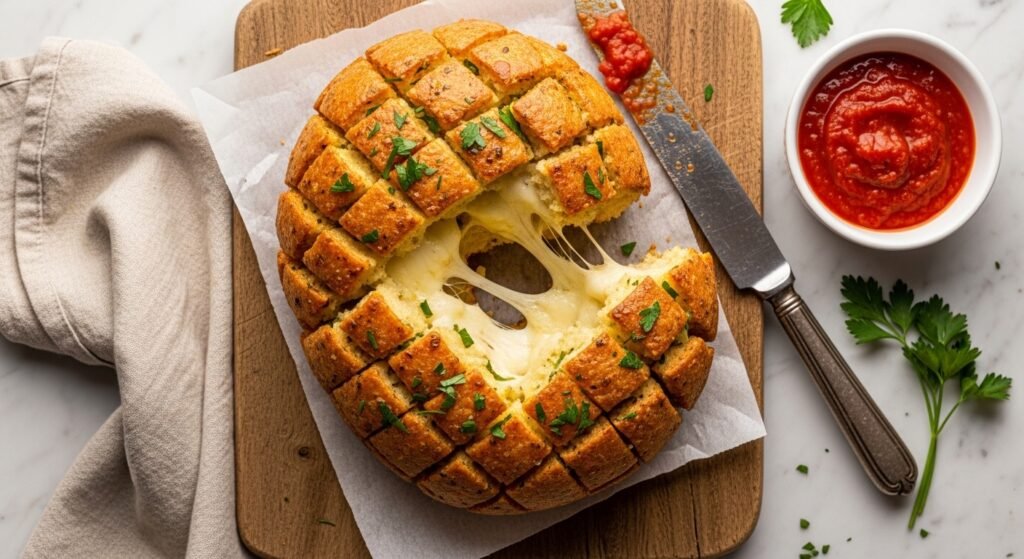 28 Jaw-Dropping Pull Apart Garlic Bread Recipes That Are Shareable Cheesy and Totally Showstopping